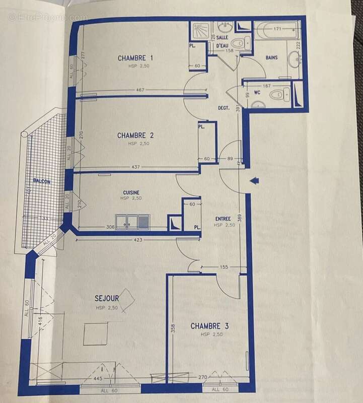 Appartement à LEVALLOIS-PERRET