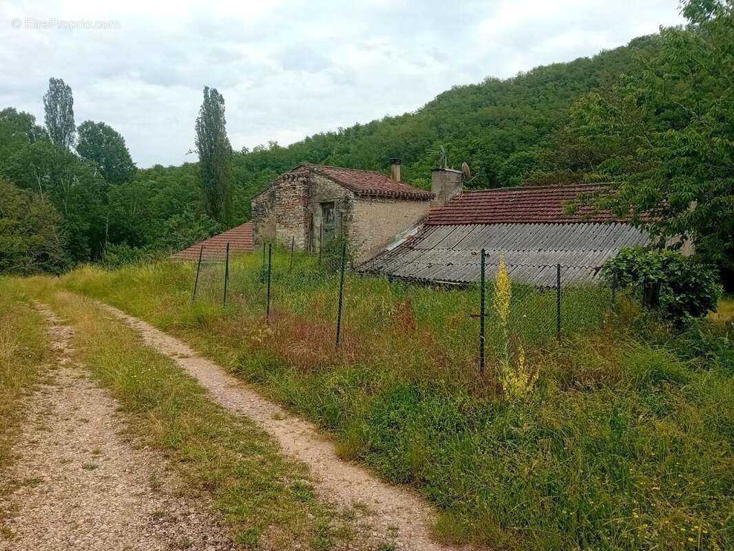  Arriére de la maison  - Maison à SAINT-PIERRE-LAFEUILLE