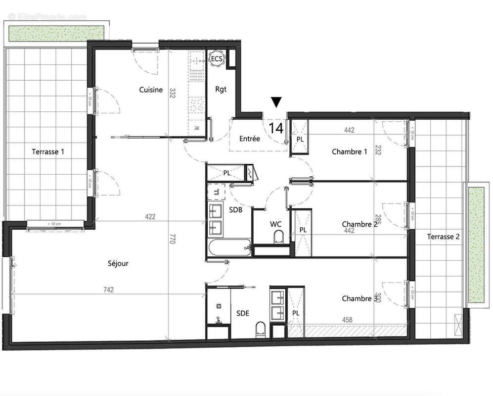 Appartement à TOULOUSE