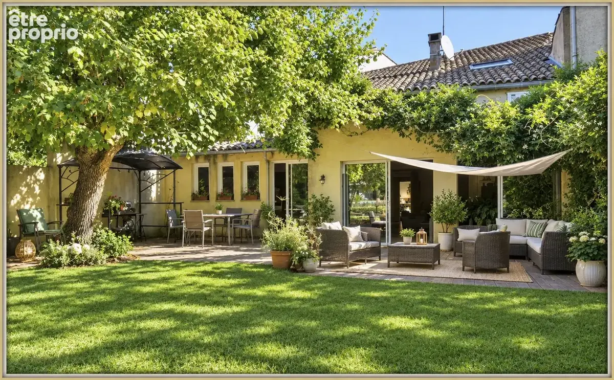 Maison de ville au coeur de la bastide avec grand terrain, piscine et 2 séchoirs à tabac - photo 1