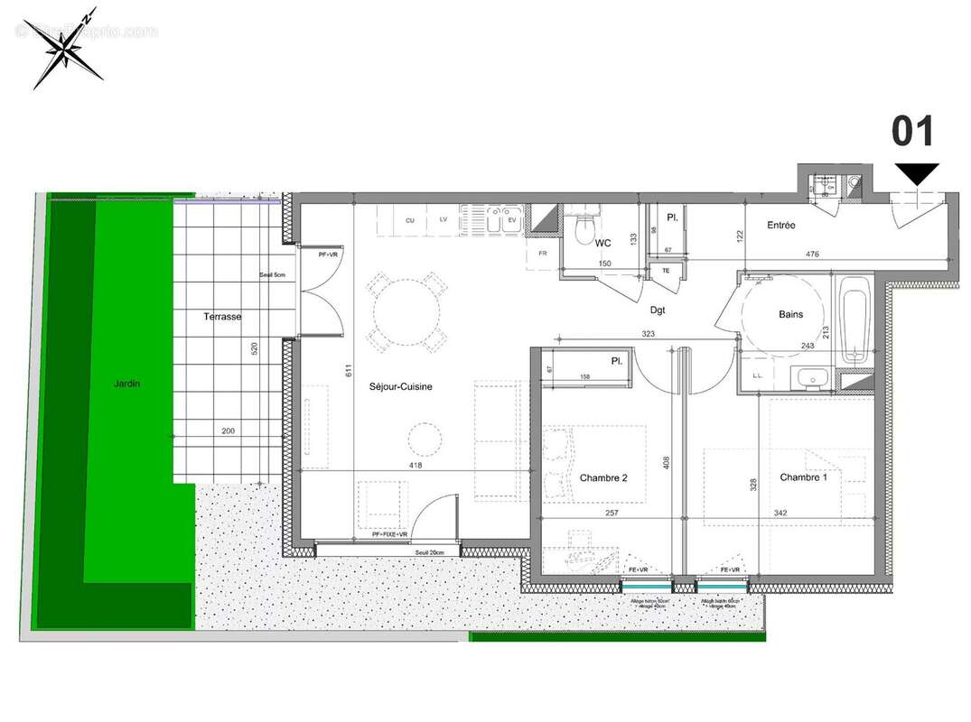 Appartement à THONON-LES-BAINS