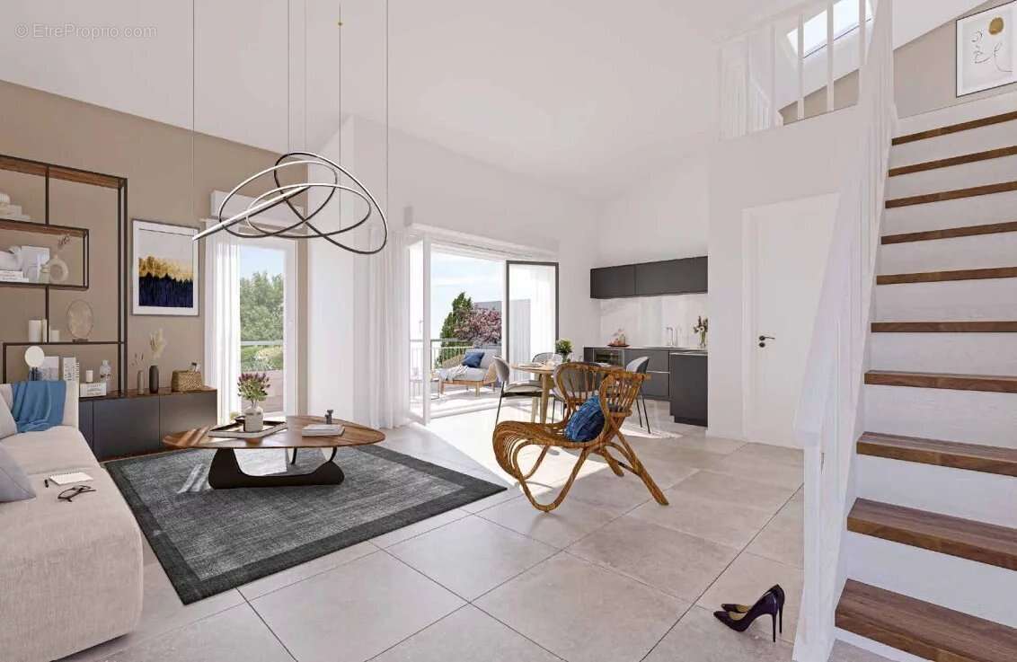 Grand T5 Duplex Dernier Etage Ascenseur Terrasse 38 m² - photo 2