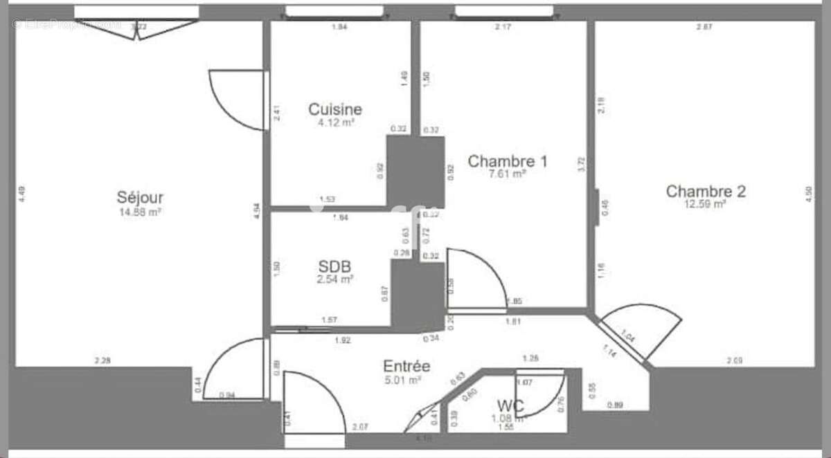 Appartement à PARIS-18E