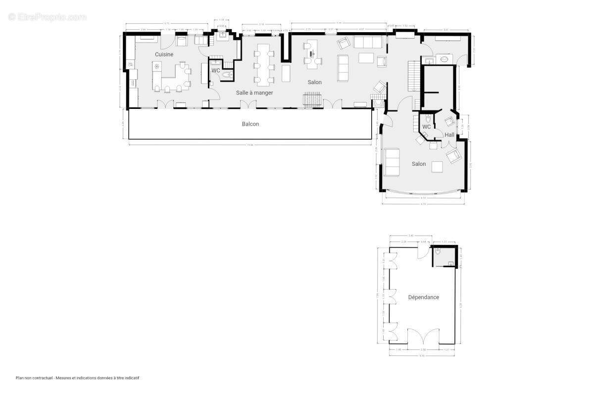 Demeure d'exception - 500 m² habitables sur un parc de 4 175 m² - 10 pièces - Piscine et salle de sport - photo 3