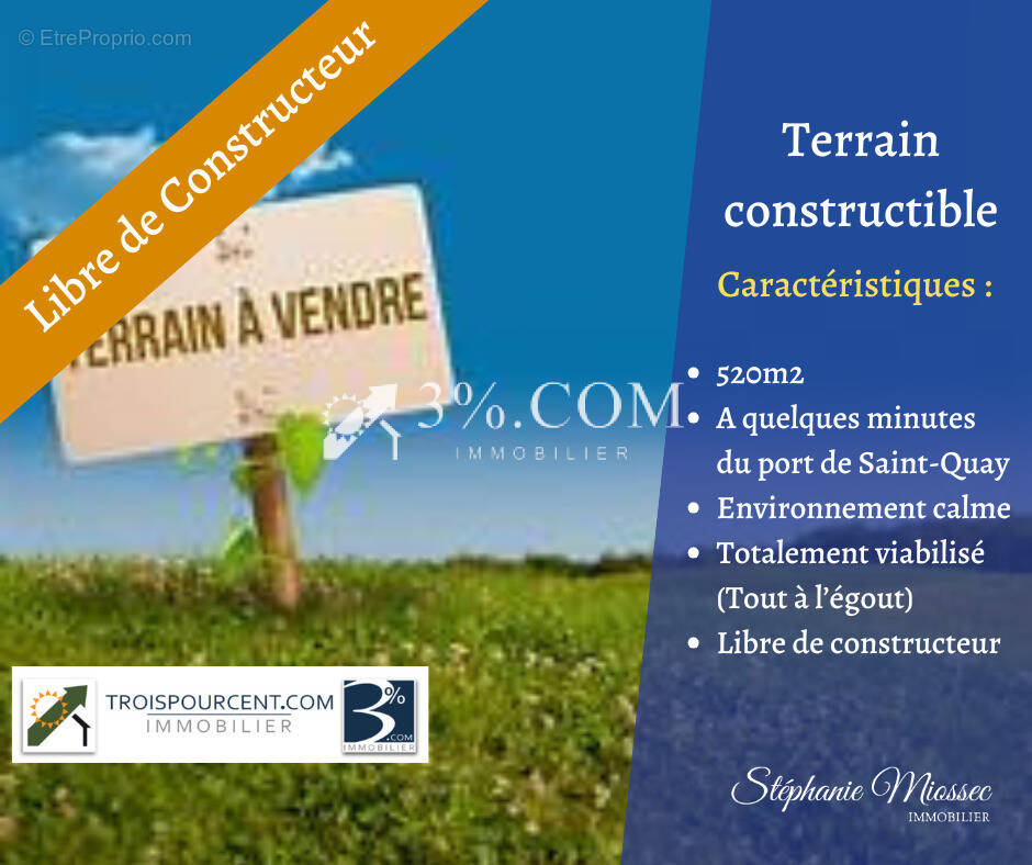 Terrain à ETABLES-SUR-MER