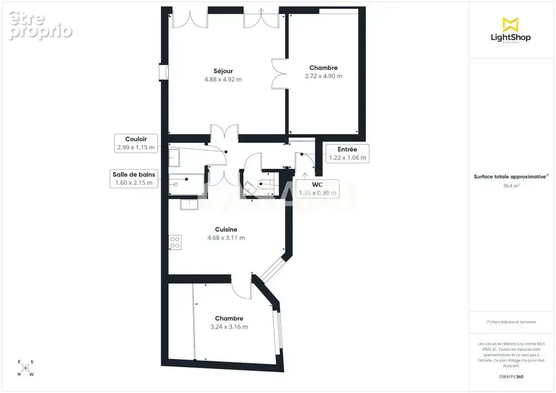 Vente Appartement 3 pièces de 74m² - 44000 Nantes - photo 18