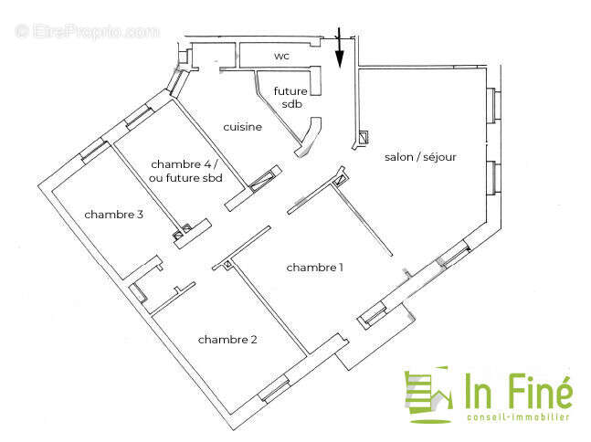 Appartement 132 m² à Strasbourg  - photo 5