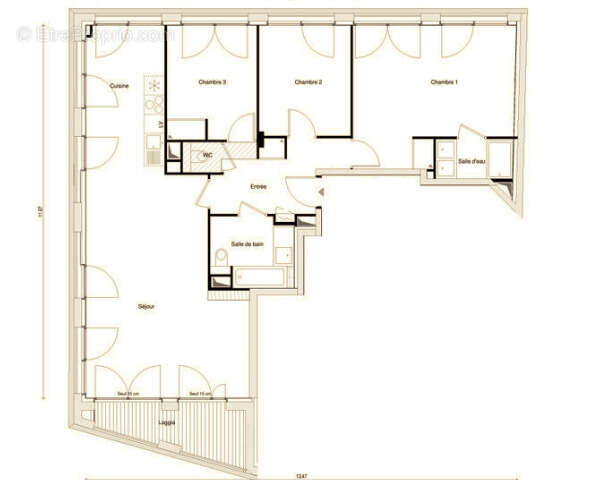 Appartement lumineux 4 pièces de 100m2 avec Balcon Paris 12e - BEL AIR - photo 8