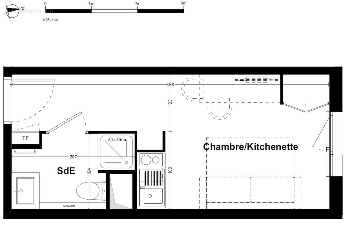 Studio neuf  livré le 1er septembre 2026 - photo 4