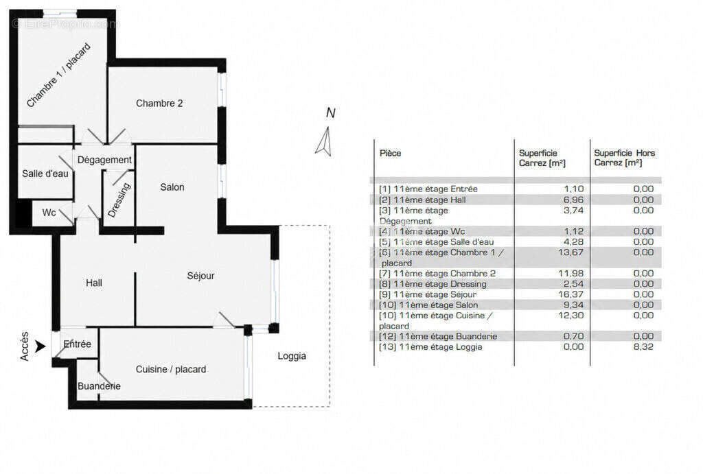 T4 de 84 m² - Piscine - Antigone - photo 14