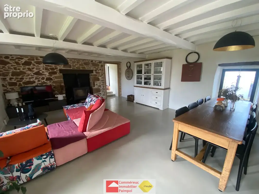 A vendre a ploubazlanec, dans le bourg, belle maison 167 m2 habitables, 4 chambres sur parcelle paysager 789m2 - photo 3