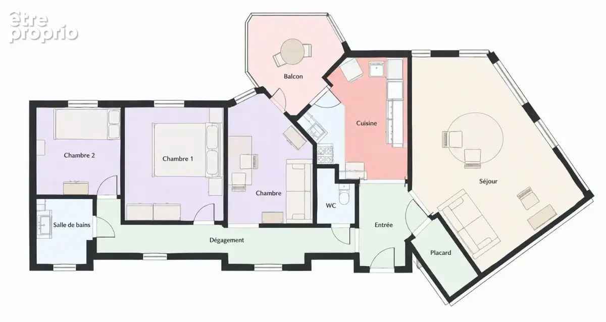 94000 créteil port - appartement 5 pièces rénové de 80 m² - 3 chambres + balcon + parking, vue port - photo 11