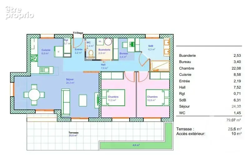 Appartement 3 pièces 79 m² à vendre à Penta-Di-Casinca (20213) - photo 4