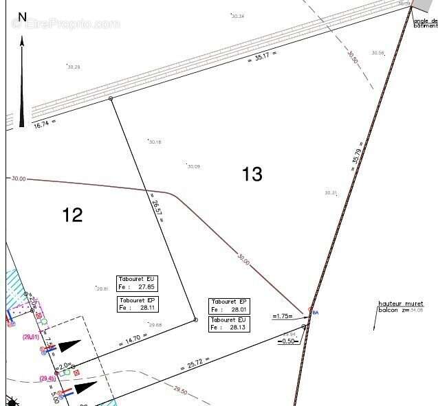 Terrain à BREM-SUR-MER