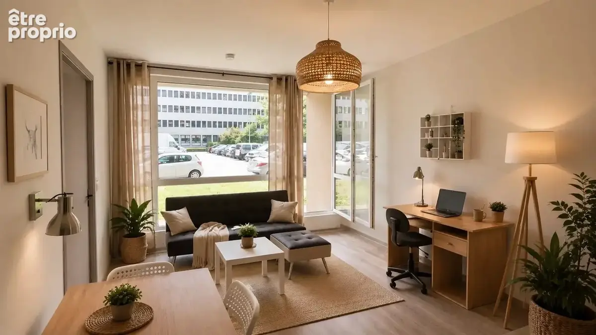 Villeurbanne – studio 33 m² – extérieur – dpe c - photo 1