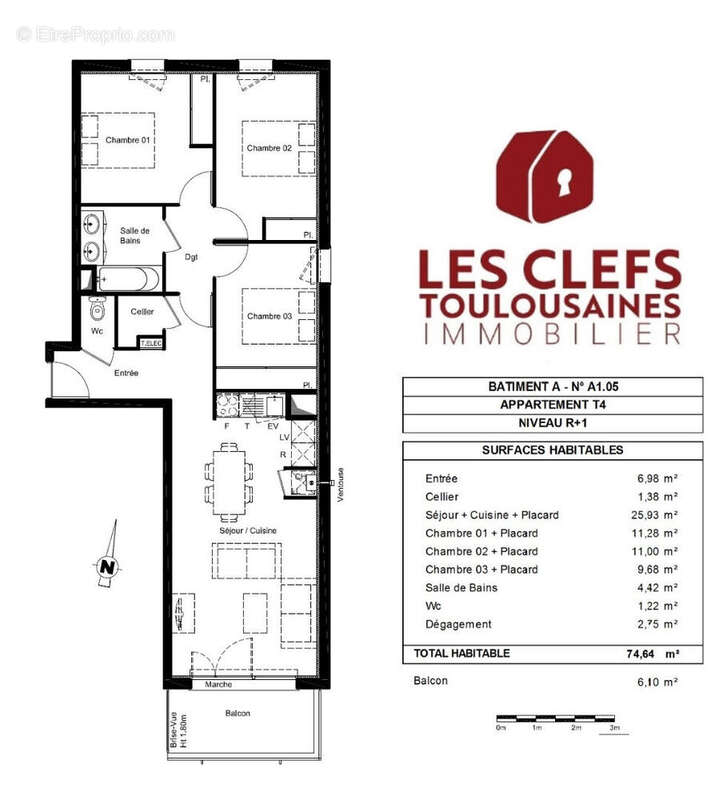 Appartement à AUCAMVILLE