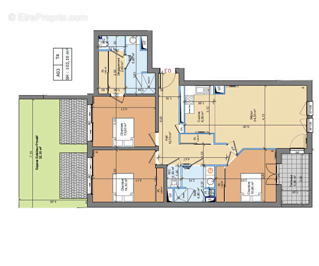 Appartement 103 m² à Berck  - photo 2
