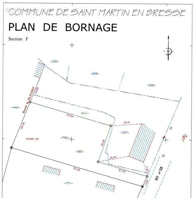 Terrain à SAINT-MARTIN-EN-BRESSE
