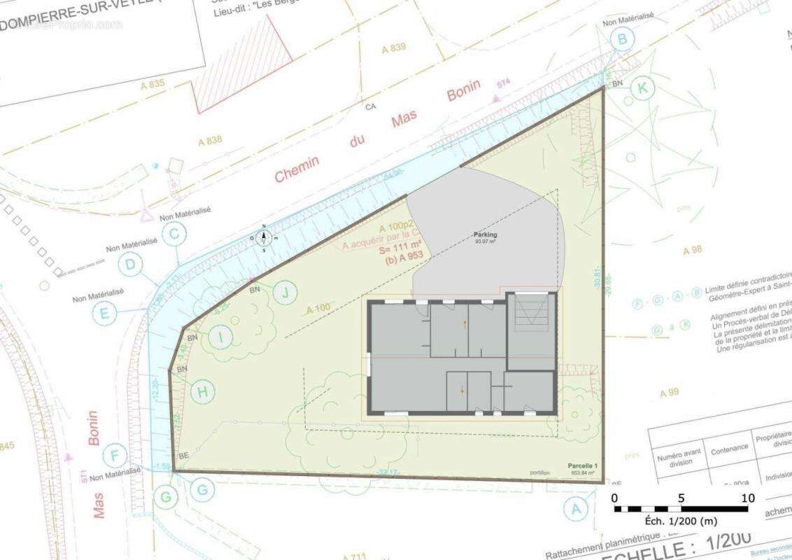 Terrain 653 m² à Dompierre-Sur-Veyle  - photo 3