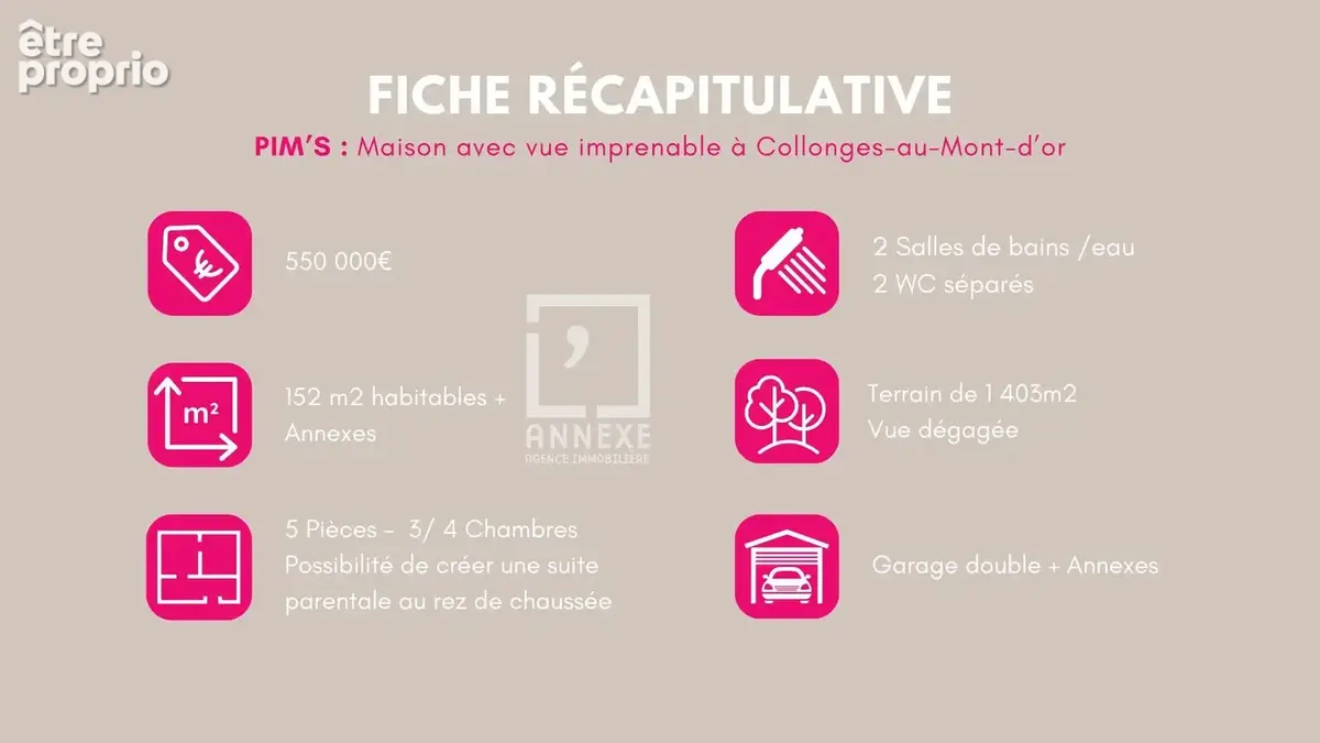 Maison 5 pièces 153 m² à vendre à Collonges-Au-Mont-D'or (69660) - photo 3