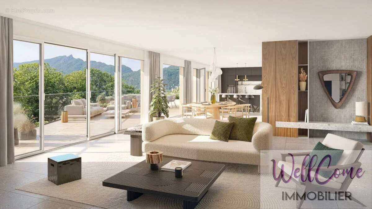 Appartement T4 de 94m² (Box double et cellier inclus) à Aix-Les-Bains secteur lac ! - photo 4