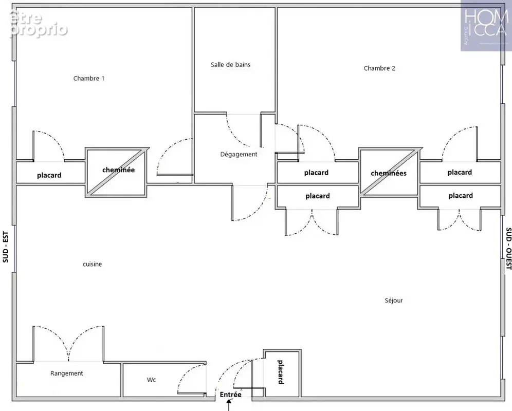 Tassin horloge - appartement t3 traversant n/o -s/e de 70,05 m2 avec une cave de 14m2 - photo 11