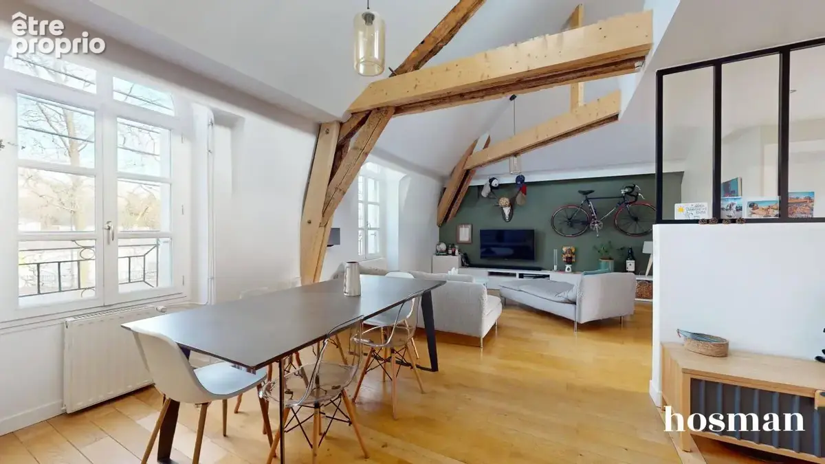 Coup de coeur ! Duplex lumineux de 121,14 m2 au sol - Quartier Chantenay - 44100 Nantes - photo 4
