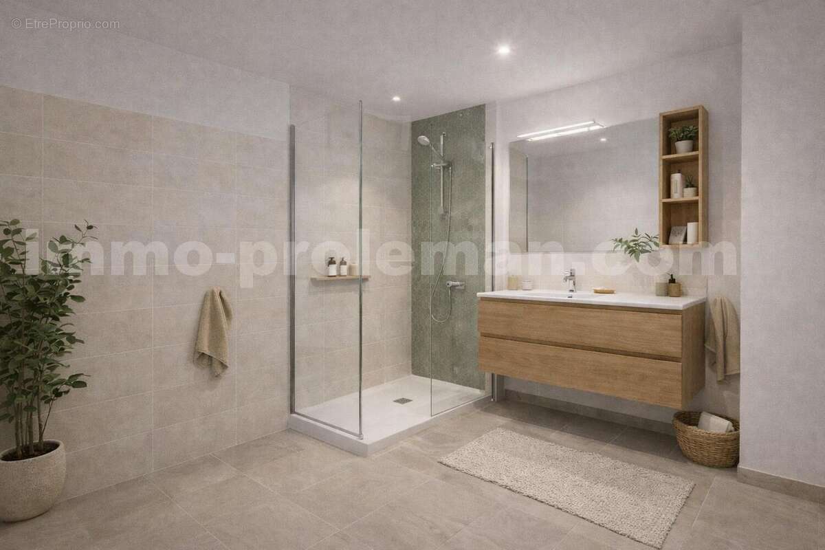 Appartement_T4_vetraz-Monthoux_CENTRE_secteur_calme_verdoyant_CEVA_frontière_SUISSE_Geneve_IMMOBILLIER_investissement_séjour_chambre_salle_de_bains - Appartement à VETRAZ-MONTHOUX