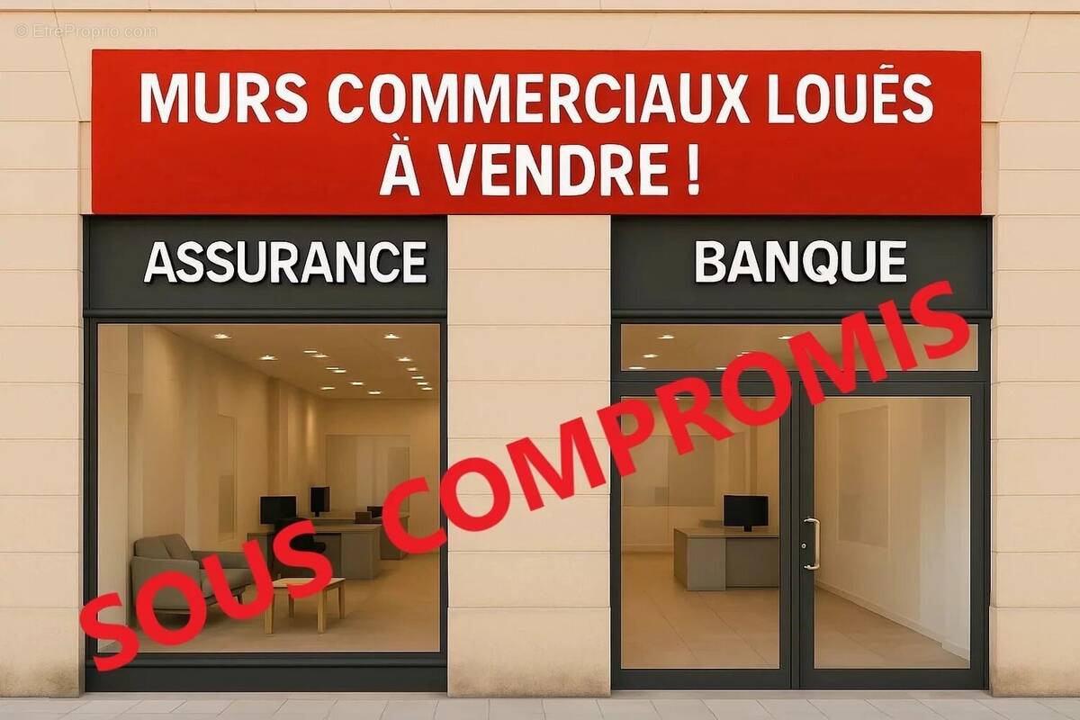 Opportunité rare ! - Local pro loué par une Banque & un Assureur - photo 1