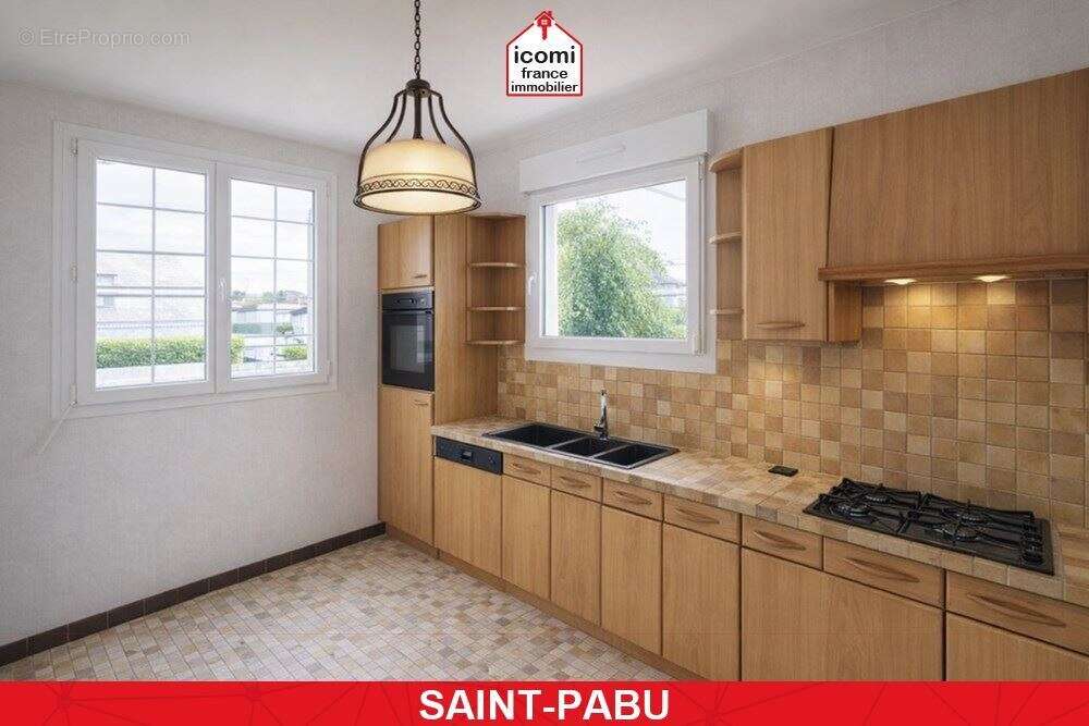 Finistere - saint-pabu (29830) - a vendre - maison t6 avec 5 chambres - piece de vie triple - sous sol complet - garage - terrai - photo 5