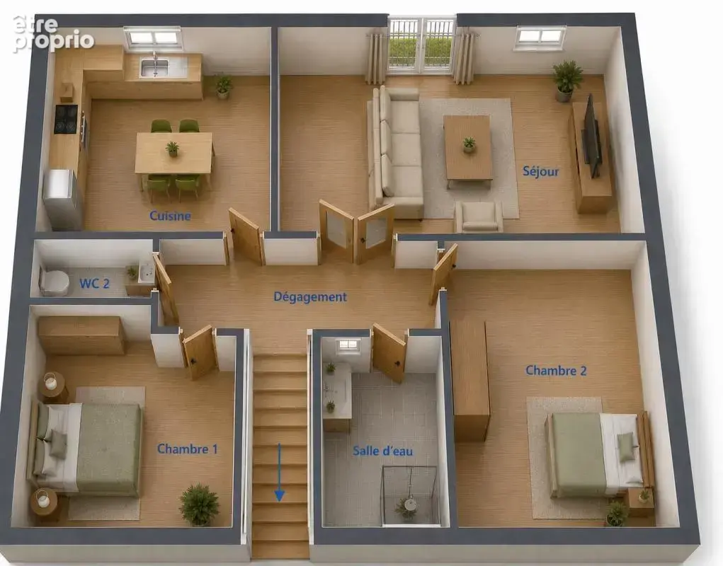 Maison surélevée sur sous-sol - photo 8