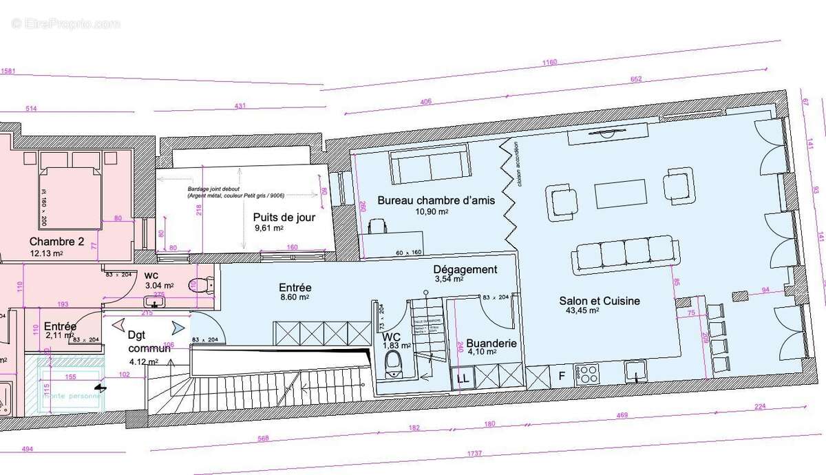 Appartement à BORDEAUX