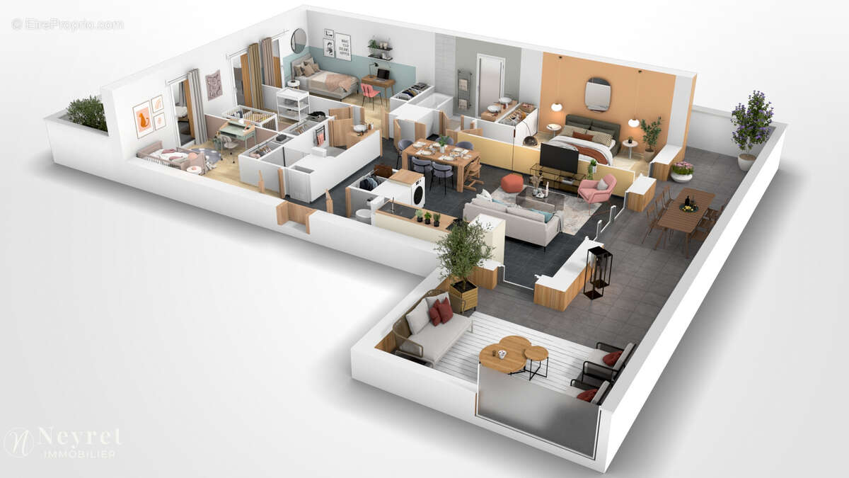 Devenez proprietaire pour un reboursement equivalent au montant d'un loyer !!!! du t2 au t5 dans le projet de - photo 5