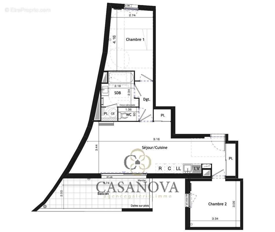 Appartement à CASTELNAU-LE-LEZ
