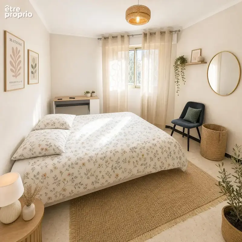 JUAN LES PINS, quartier LE LYS, grand 3 pièces 90m2 avec petit balcon - photo 6