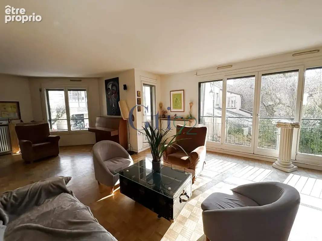 Appartement familial de 101m2 en hyper centre ville de clamart - photo 2