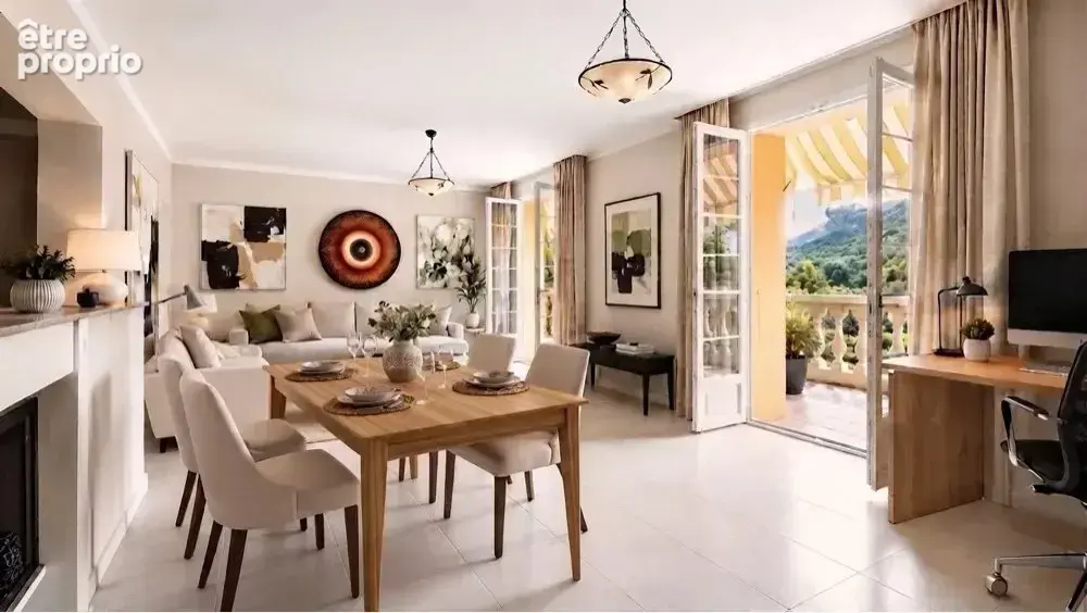 Plateau du Cap - Roquebrune Cap Martin   3 pièces avec jardin, garage,  piscine et vue mer - photo 3