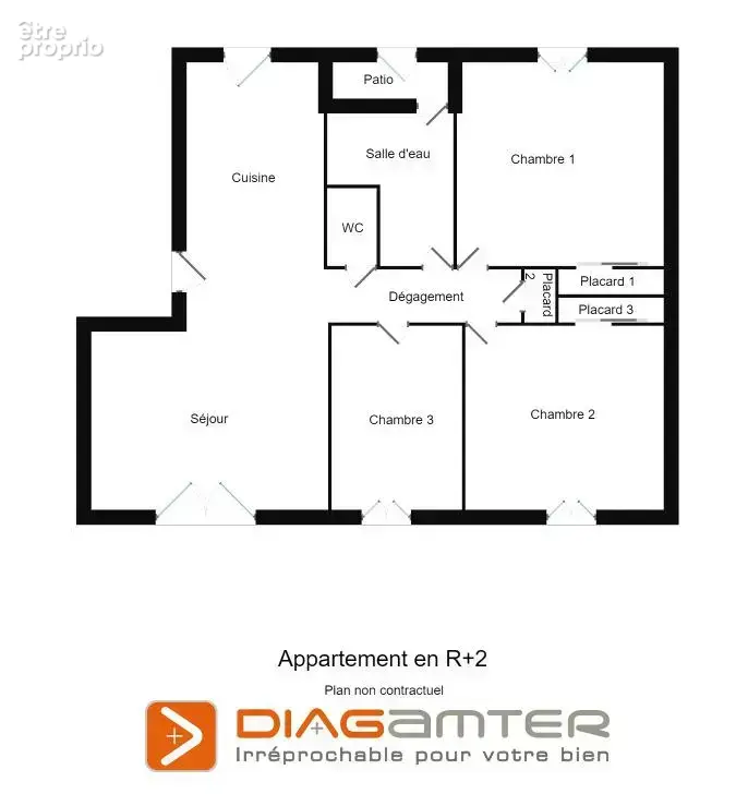 Appartement 74 m² à Morlaix  - photo 2