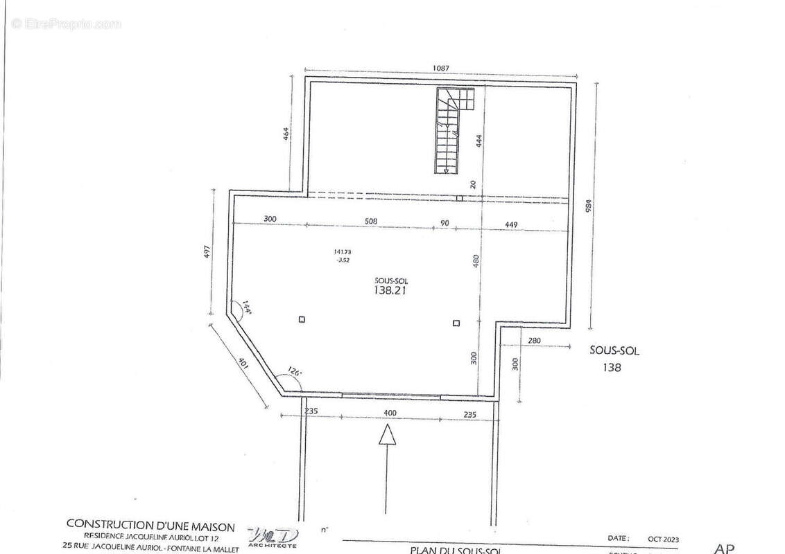 Terrain à FONTAINE-LA-MALLET