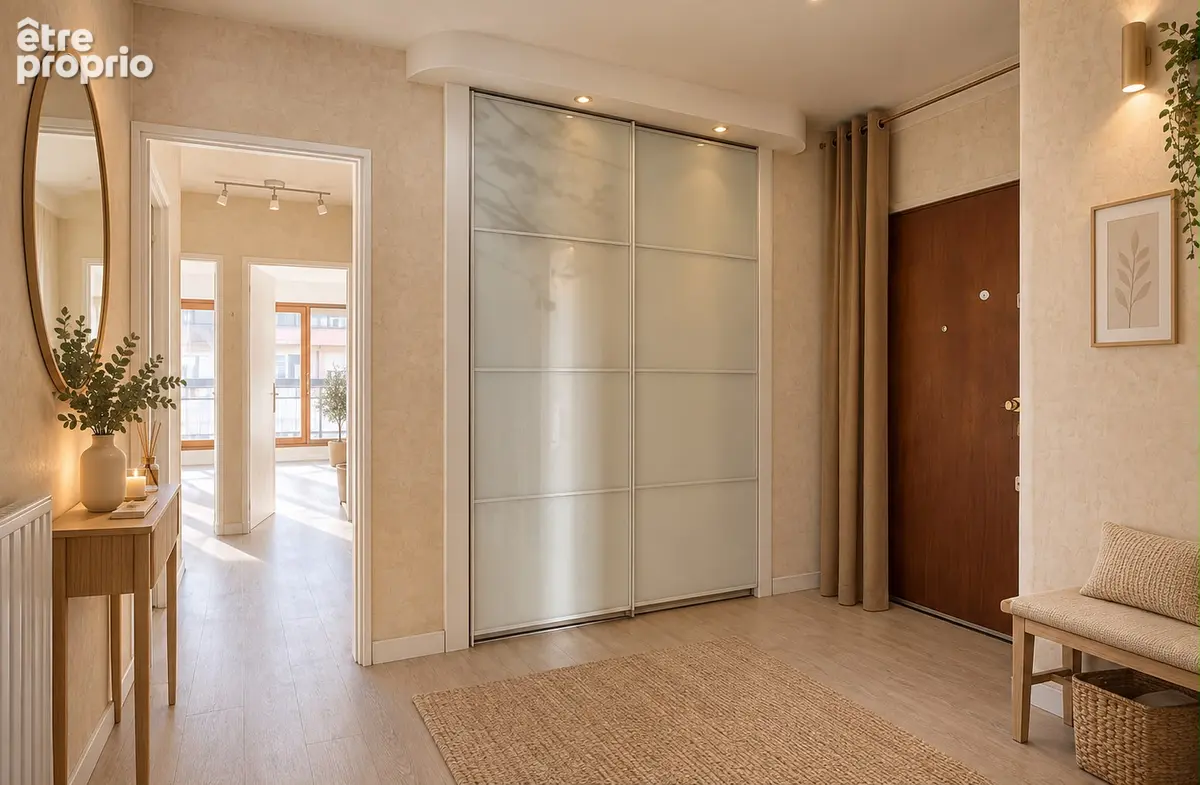 Appartement 3p - deux balcons - place de parking - photo 14