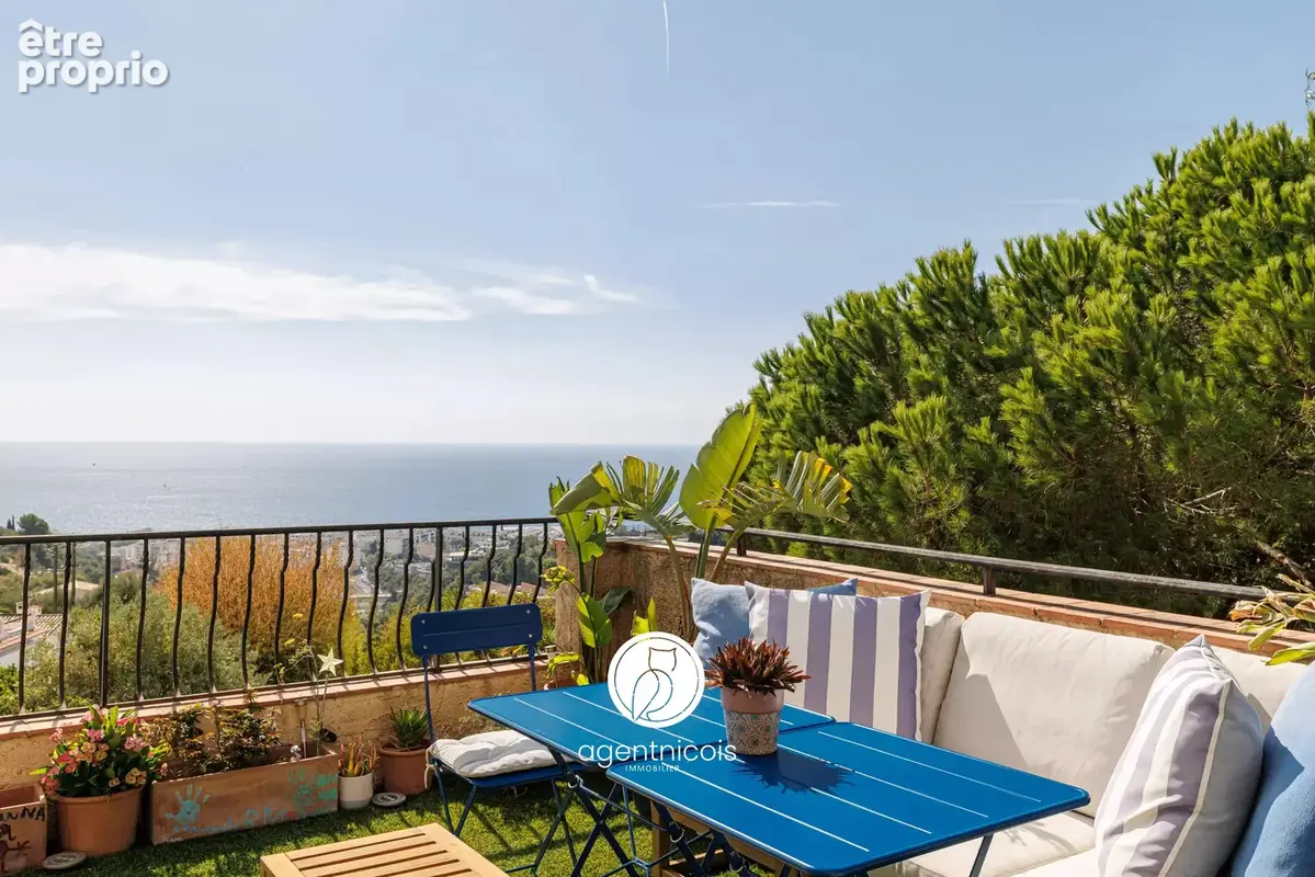 Nice Ouest // Magnan : Dernier étage - Terrasse - Vue mer - photo 10