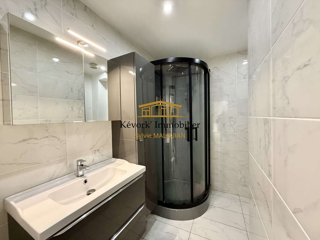 salle d'eau  - Appartement à GUILHERAND-GRANGES