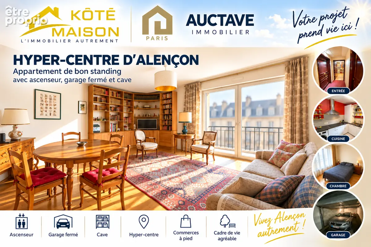 Photo Appartement à Alencon au prix de 166 300€
