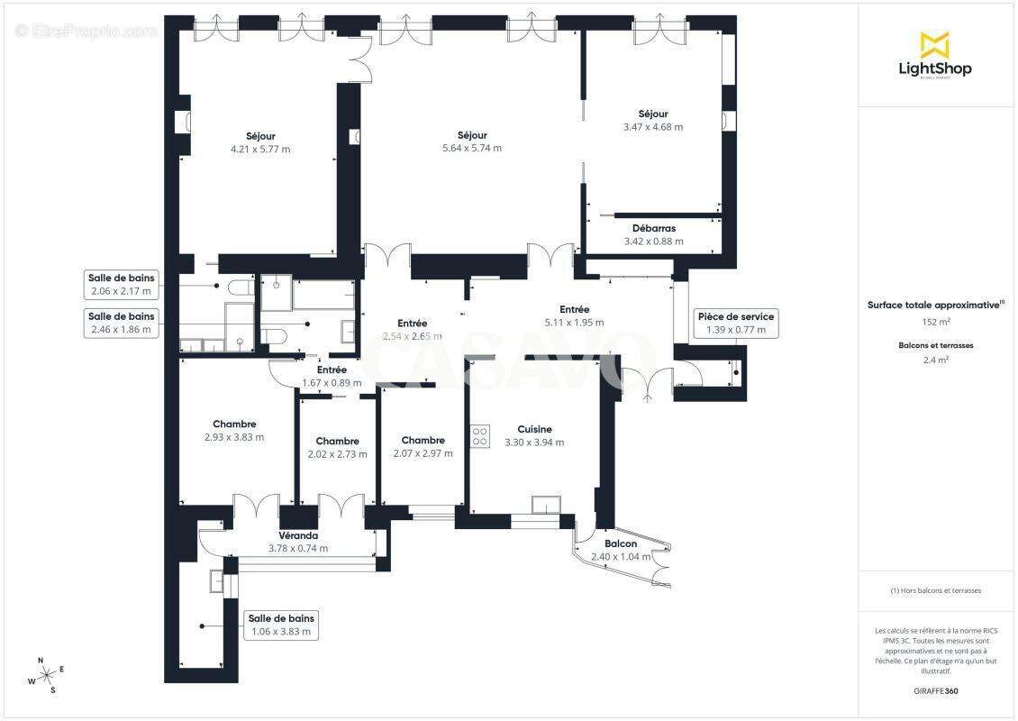 Appartement à PARIS-10E