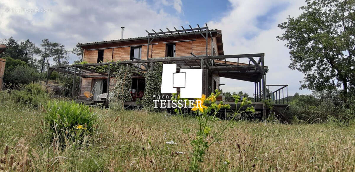 Sud Ardèche : 07460 - BANNE : Maison en bois inspirée de l'h - photo 20