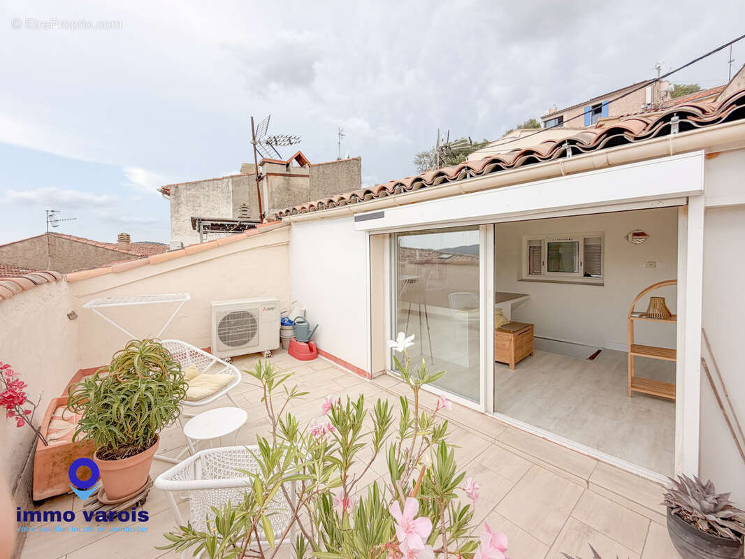 Maison de village rénovée avec terrasse tropézienne au cœur de Pierrefeu-du-Var - photo 8