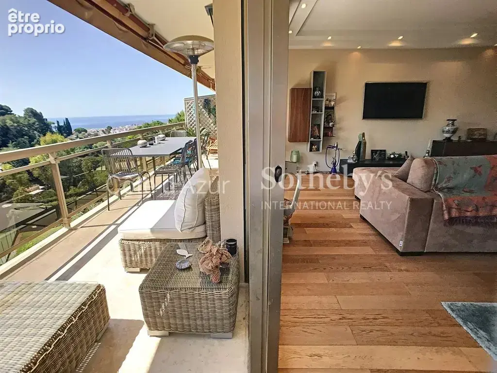 Le Cannet résidentiel proche Cannes 4 pièces vue mer terrasse résidence piscine tennis garage - photo 3
