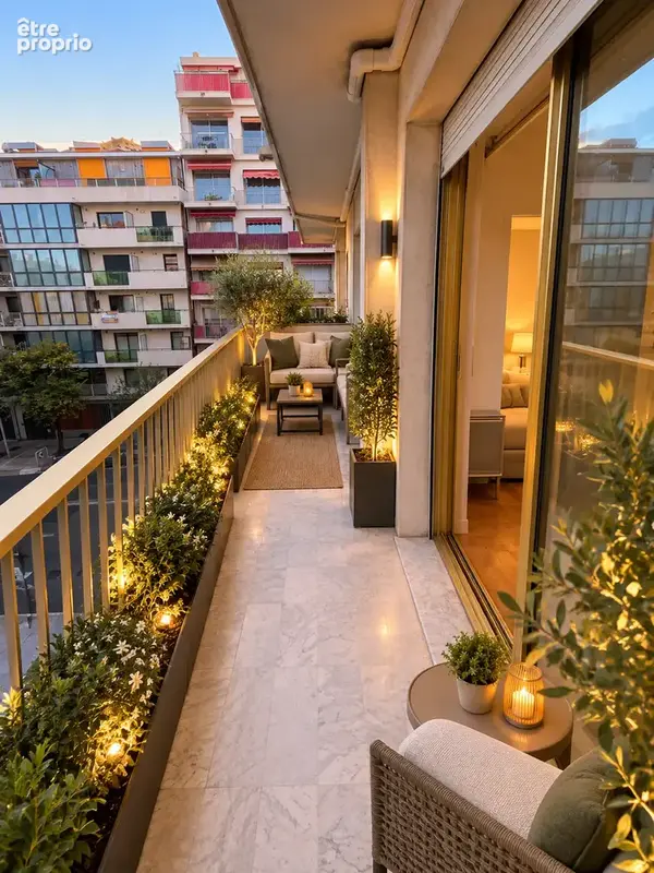 Nice   boulevard françois grosso   3 pièces avec balcon filant de 21 m2 - photo 4