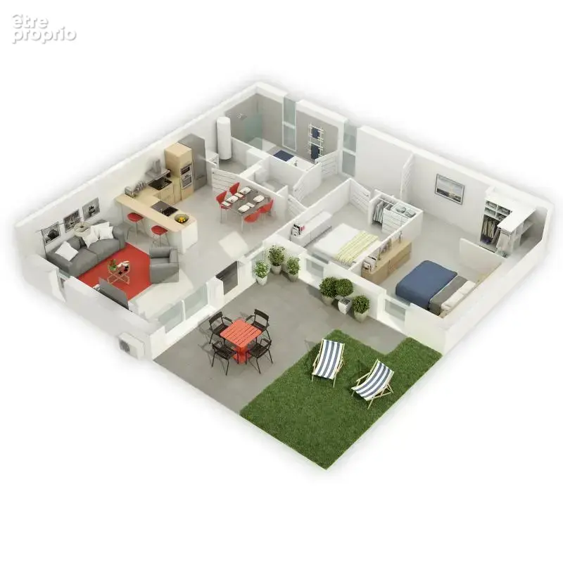 Maison T3 de 71m2 Senioriales Pornic Résidence Seniors Disponible immédiatement ! - photo 4