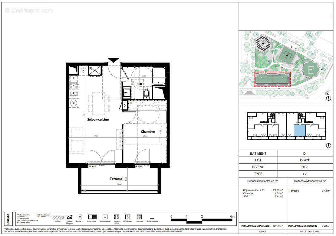 Appartement T2 - 45m2 - Cartoucherie - photo 2